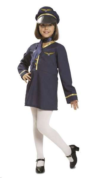 Disfraz para Adultos Azafata 3 Piezas