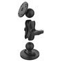 RAM Mounts RAM-101-B-MAG88U Soporte Magnético Resistente Tough-Mag con Placa Redonda - Brazo Corto para Dispositivos