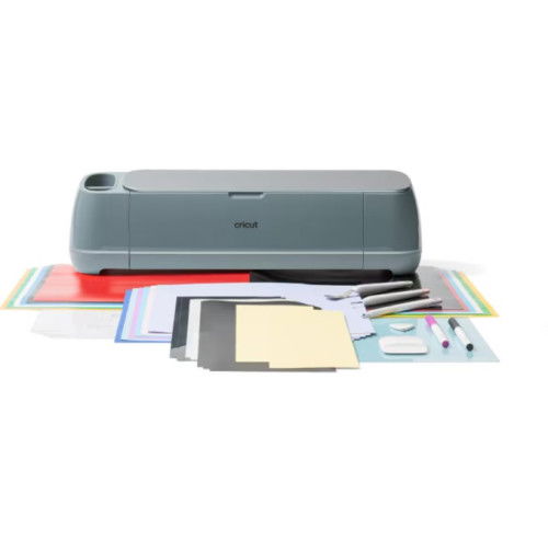 Cricut 2011290 Máquina de Corte Inteligente Cricut Maker 4 - Pack Esencial Gris