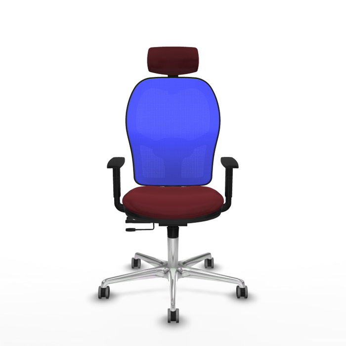 PIQUERAS Y CRESPO Silla de oficina Jorquera Granate y Azul