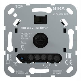 GIRA 247000 Einsatz Raumtemperaturregler 230V 1Ö Termostato de ambiente