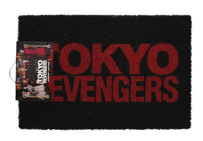 Sd Toys Felpudo 60x40 cm con Logo de Tokyo Revengers - Fibra de Coco, Resistente para Entrada - Diseño Negro y Rojo Sd Toys Felpudo 60x40 cm con Logo de Tokyo Revengers - Fibra de Coco, Resistente para Entrada - Diseño Negro y Rojo