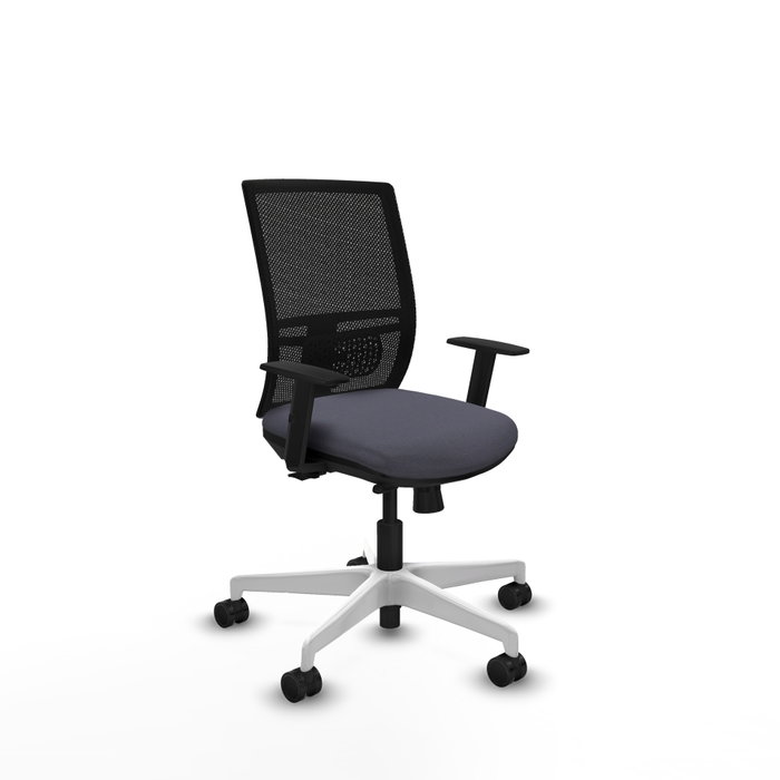 PIQUERAS Y CRESPO Silla de oficina Yunquera con mecanismo Sincro/Traslack, Gris oscuro y Negro PIQUERAS Y CRESPO Silla de oficina Yunquera con mecanismo Sincro/Traslack, Gris oscuro y Negro