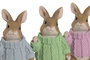 DKD Home Decor Figura de Resina Conejo Multicolor