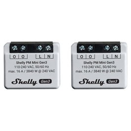 Shelly PM Mini Gen3 WLAN, BT 2er Pack