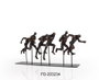 DKD Home Decor Figura de Atletas Cobrizo en Resina y Metal