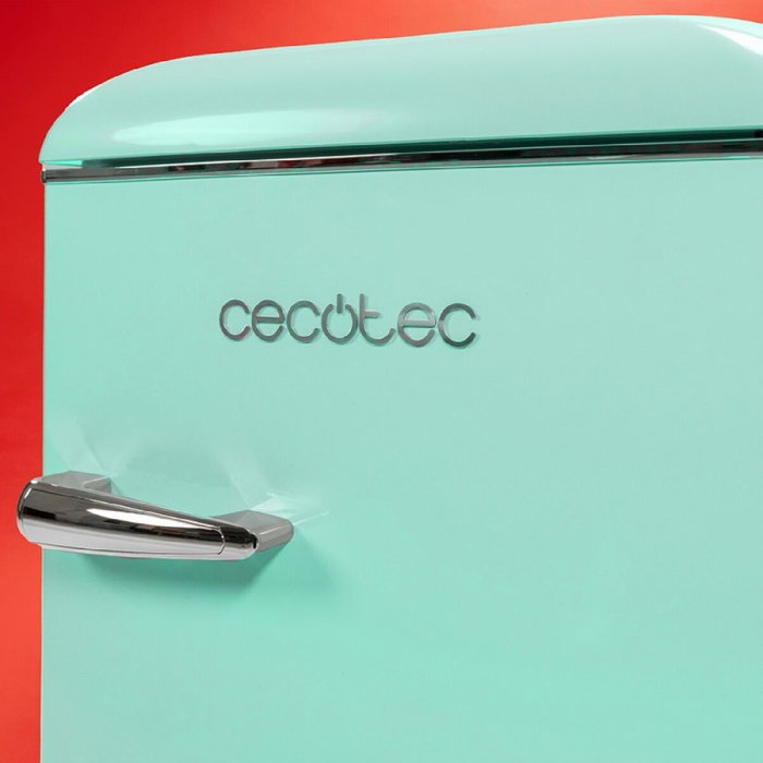 Cecotec Frigorífico combinado 86L verde Bolero CoolMarket 2D Origin Clase E LED retro