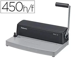 Fellowes Metal Encuadernadora Espiral Paso 5:1 Tamaño A4, Perfora 10 Hojas, Encuaderna 450 Hojas