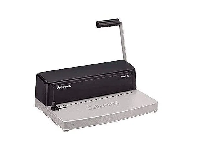 Fellowes Metal Encuadernadora Espiral Paso 5:1 Tamaño A4, Perfora 10 Hojas, Encuaderna 450 Hojas