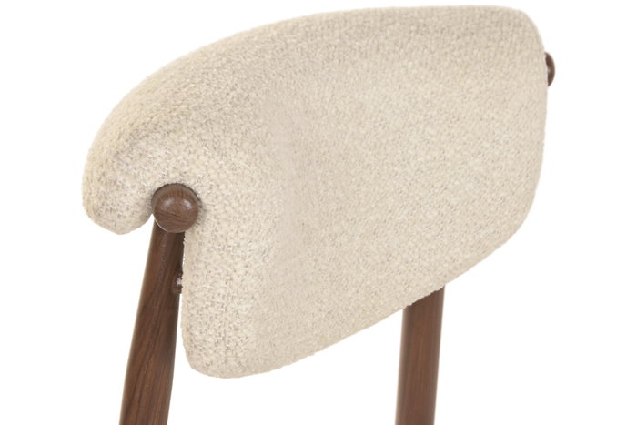DKD Home Decor Silla de Metal y Poliéster Marrón DKD Home Decor Silla de Metal y Poliéster Marrón