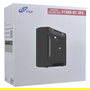 FSP NANO 600 UPS Offline 600VA/360W, Forma de onda seno, 2 salidas AC, 12V 7Ah, respaldo 10 min, Negro