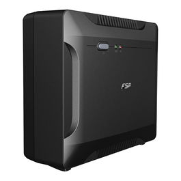 FSP NANO 600 UPS Offline 600VA/360W, Forma de onda seno, 2 salidas AC, 12V 7Ah, respaldo 10 min, Negro