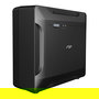 FSP NANO 600 UPS Offline 600VA/360W, Forma de onda seno, 2 salidas AC, 12V 7Ah, respaldo 10 min, Negro