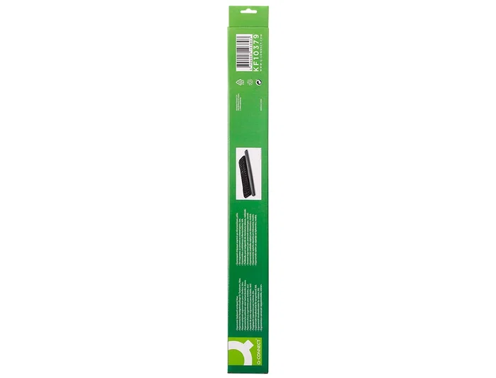 Q-connect Reposamuñecas de gel para teclado negro 525x58x17 mm