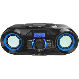 CGV Radio CD Portátil SG-1: CD, CD-R-RW, MP3, SD, USB, Bluetooth