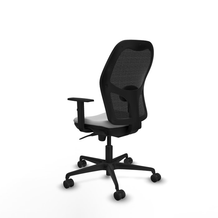 PIQUERAS Y CRESPO Silla de oficina Jorquera, mecanismo Sincro, Gris claro/Negro