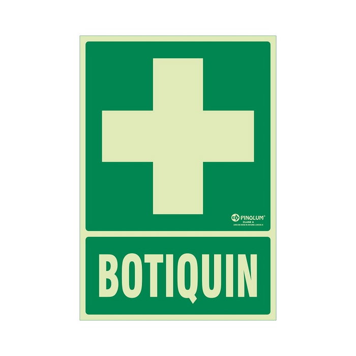 DUVER Señal de seguridad luminosa BOTIQUIN 297x210 mm DUVER Señal de seguridad luminosa BOTIQUIN 297x210 mm