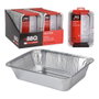 Bbq Collection Bandeja de aluminio, juego 4 unidades, 22 x 15,5 x 4,5 cm