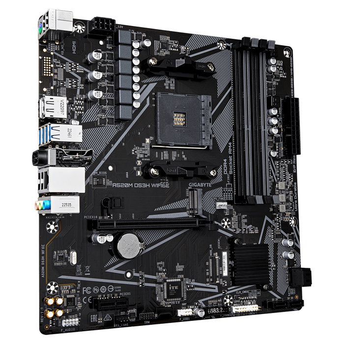 Gigabyte A520M DS3H WIFI6E micro ATX DDR4