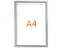 Nobo Marco Porta Anuncios Impression Pro DIN A4, Marco de Clip Aluminio, 235x13x325 mm