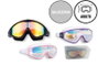Poessa - Gafas de Natación para Adulto en PVC Anti-Niebla con Protección UV, Colores y Modelos Surtidos