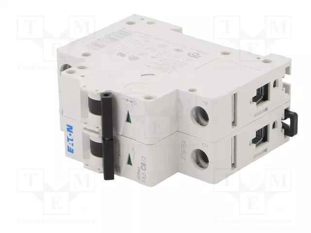 EATON ELECTRIC FAZ-C6/2 Interruptor magnetotérmico 2 polos 6A 15kA EATON ELECTRIC FAZ-C6/2 Interruptor magnetotérmico 2 polos 6A 15kA