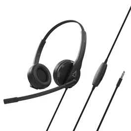 Creative Labs HS-230 Auriculares para Llamadas y Música con Micrófono Integrado, Supraaural, Alámbrico, USB tipo A y 3.5 mm, Negro