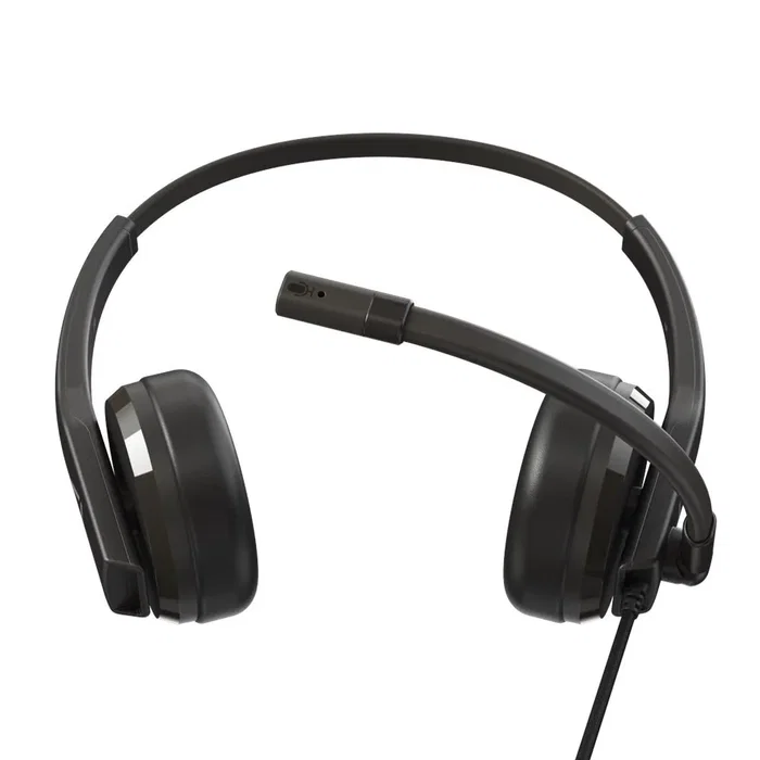 Creative Labs HS-230 Auriculares para Llamadas y Música con Micrófono Integrado, Supraaural, Alámbrico, USB tipo A y 3.5 mm, Negro