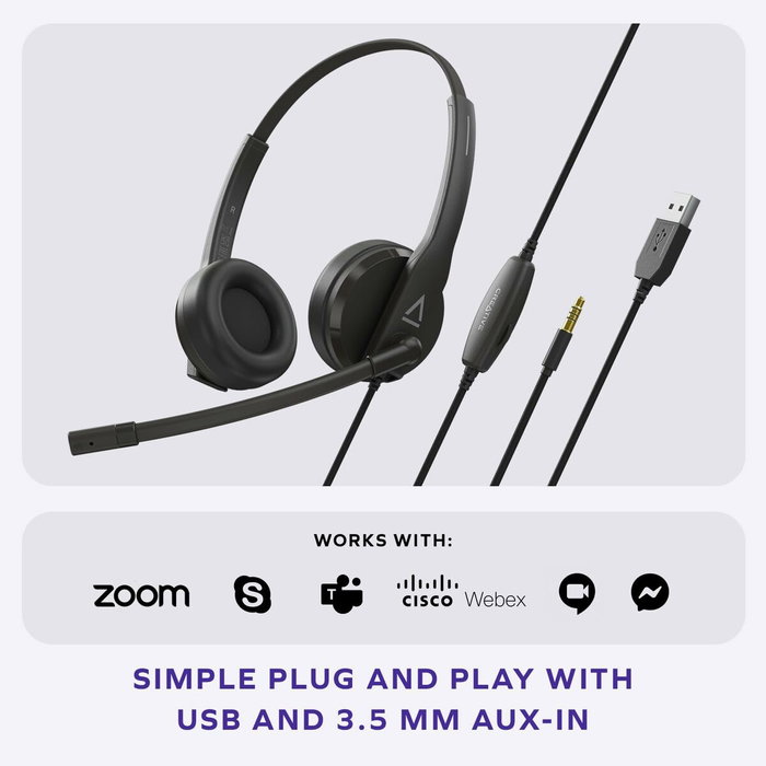Creative Labs HS-230 Auriculares con Micrófono USB Negro Creative Labs HS-230 Auriculares con Micrófono USB Negro