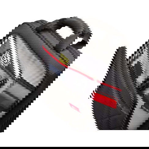 CaseLogic DLC117 Bolsa Bandolera para Portátil de 17.3", Nylon Negro, con Compartimento para Tableta iPad y Cualquier Marca, 800g