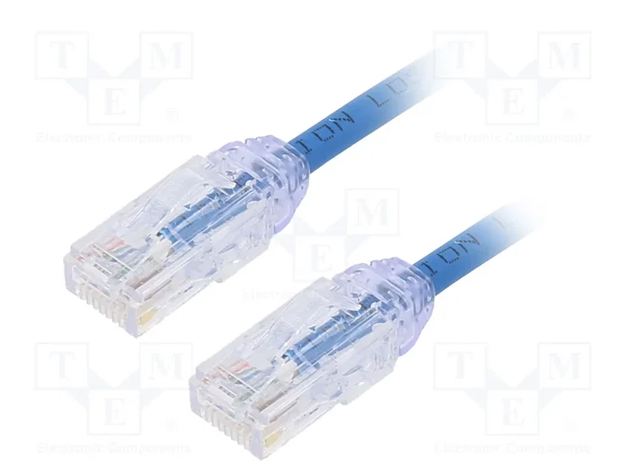 PANDUIT Patch cord Cat 6a U/UTP de 0,5m azul PANDUIT Patch cord Cat 6a U/UTP de 0,5m azul
