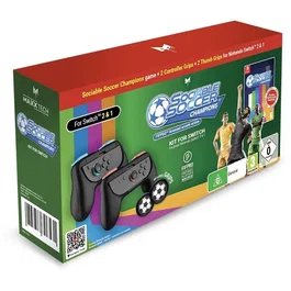 Just For Games Sociable Soccer Champions Kit Switch 1 y 2 + Empuñaduras balón - Juego Nintendo Switch AACDT79742
