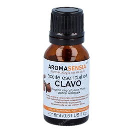 AROMASENSIA Aceite Esencial de Clavo 15ml - Antiséptico y Repelente