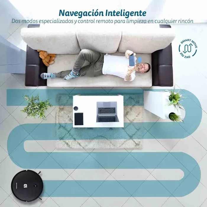 Grunkel I-DANCER GYRO Robot Aspirador y Fregasuelos Negro