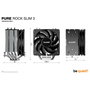 be quiet! Pure Rock Slim 3 Plata