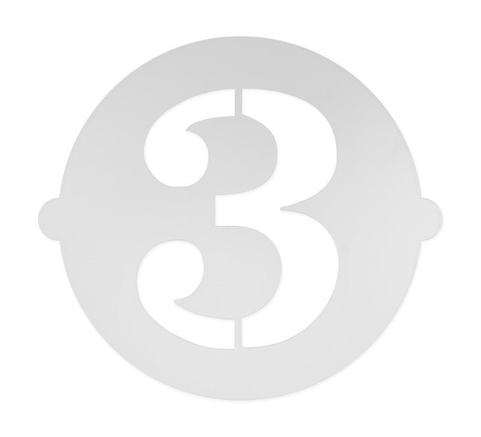 Algon Plantilla Tarta Cumpleaños N-3 25 cm x 25 cm (36 Unidades)