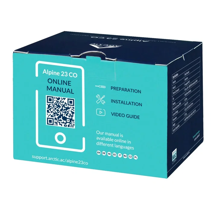 Arctic Alpine 23 CO Disipador de Aire para AMD AM4 y AM5