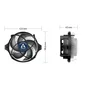 Arctic Alpine 23 CO Disipador de Aire para AMD AM4 y AM5
