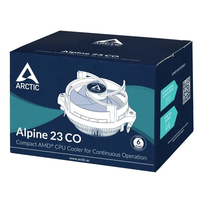 Arctic Alpine 23 CO Disipador de Aire para AMD AM4 y AM5