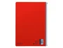 Liderpapel Cuaderno Espiral Smart A4 80 Hojas Cuadro 4mm Rojo
