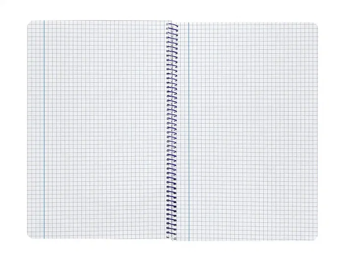 Liderpapel Cuaderno Espiral Smart A4 80 Hojas Cuadro 4mm Rojo