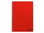 Liderpapel Cuaderno Espiral Smart A4 80 Hojas Cuadro 4mm Rojo