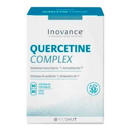 INOVANCE Quercetine Complex 30 Cápsulas con Quercetina, Vitamina C y Espino Amarillo