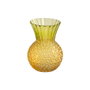 Jarrón Piña Verde-Amarillo Cristal 17 X 17 X 22 cm (Set de 2)
