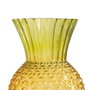 Jarrón Piña Verde-Amarillo Cristal 17 X 17 X 22 cm (Set de 2)