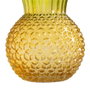 Jarrón Piña Verde-Amarillo Cristal 17 X 17 X 22 cm (Set de 2)