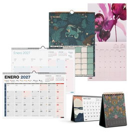 Miquelrius Design Lote de 50 Calendarios de Escritorio 2027 Surtidos