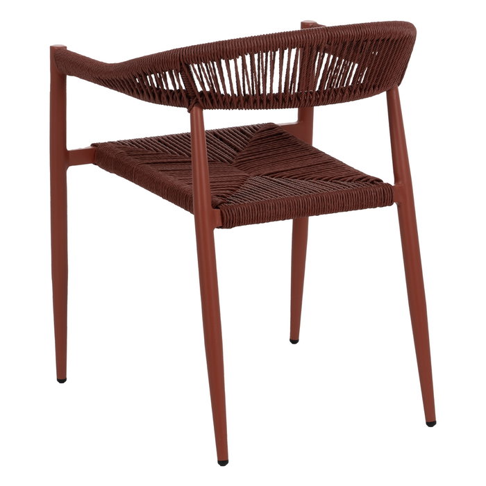 Silla Apilable Caldera Pe-Aluminio Salón 57,50 X 56 X 74 cm (Set de 2)