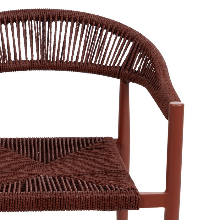 Silla Apilable Caldera Pe-Aluminio Salón 57,50 X 56 X 74 cm (Set de 2)