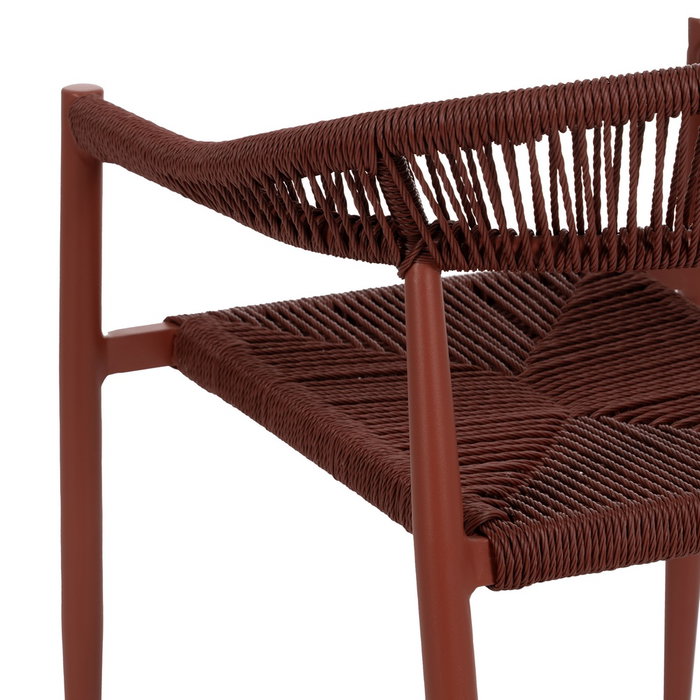 Silla Apilable Caldera Pe-Aluminio Salón 57,50 X 56 X 74 cm (Set de 2)